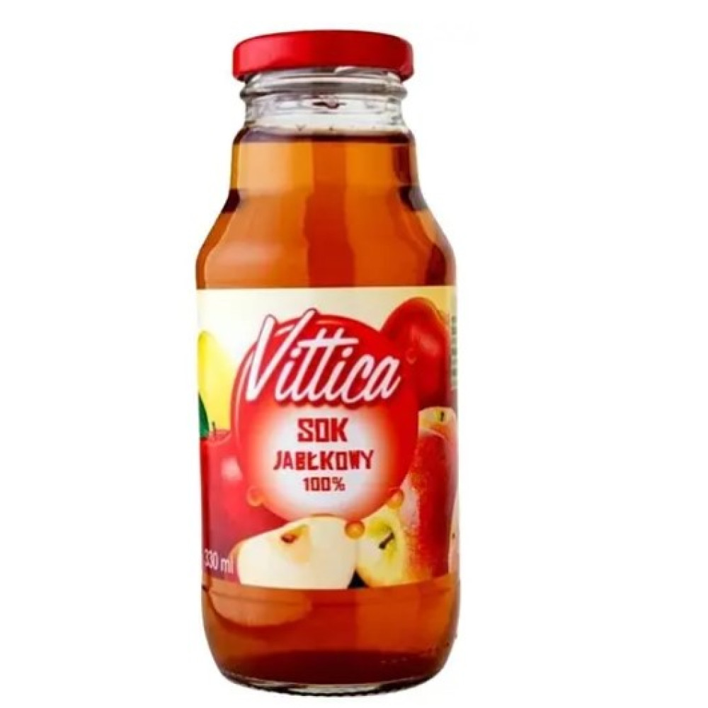 Сік яблучний 100% Vittica Korkus 330мл