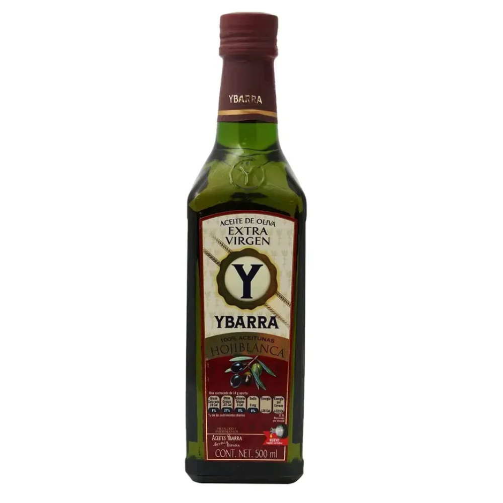 Масло оливковое Ybarra Extra Virgin Hojiblanca из сортовых оливок 500 мл