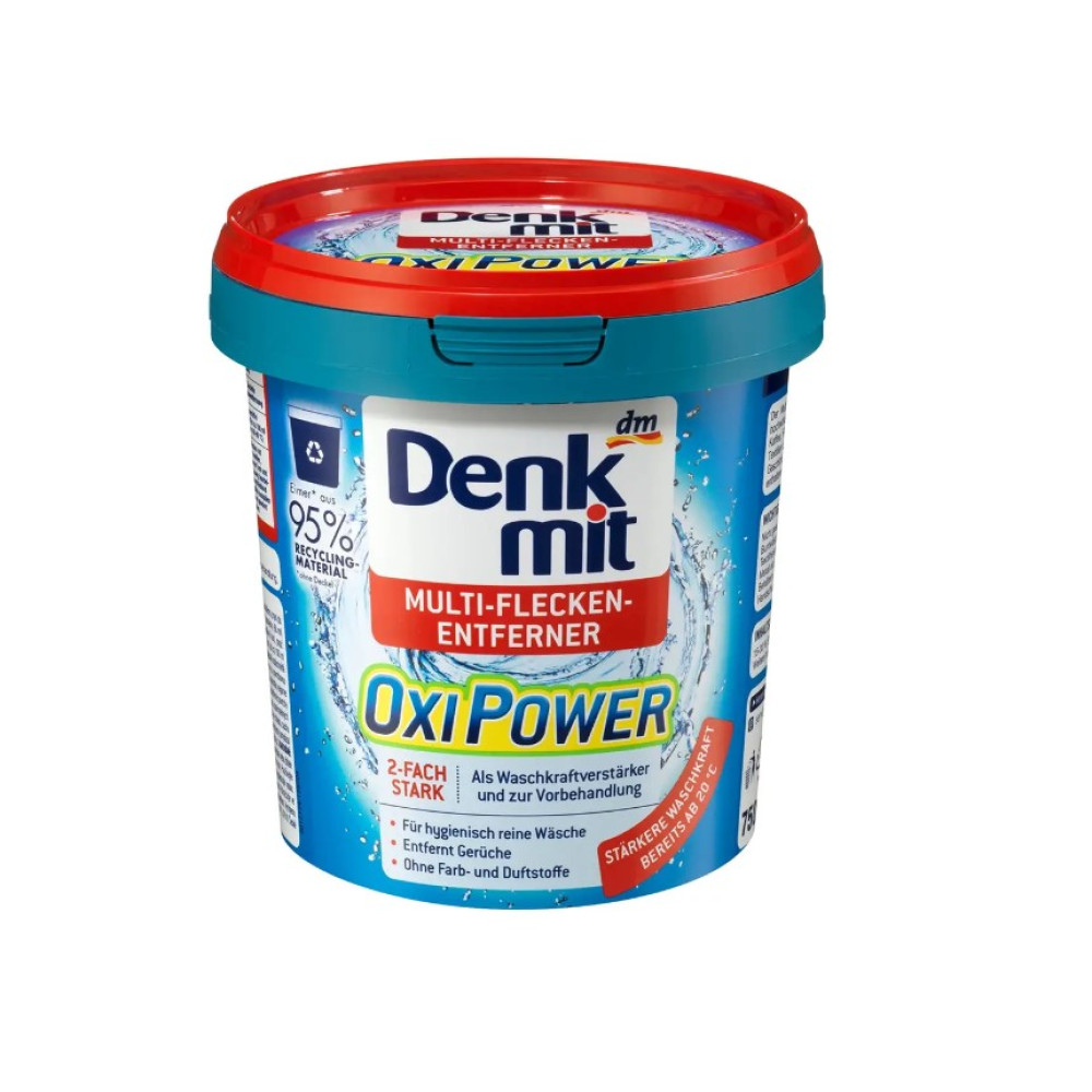Порошок плямовивідний Denkmit Oxi Power для кольорової білизни 750г