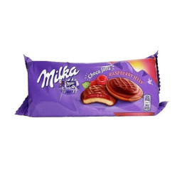 Бісквітне печиво Milka Choco Dessert Raspberry з начинкою "Малинове желе"147г