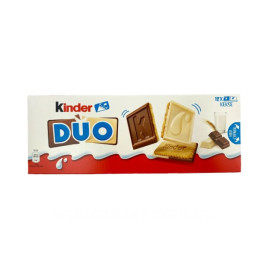 Печиво Kinder Duo з молочним та білим шоколадом 150г
