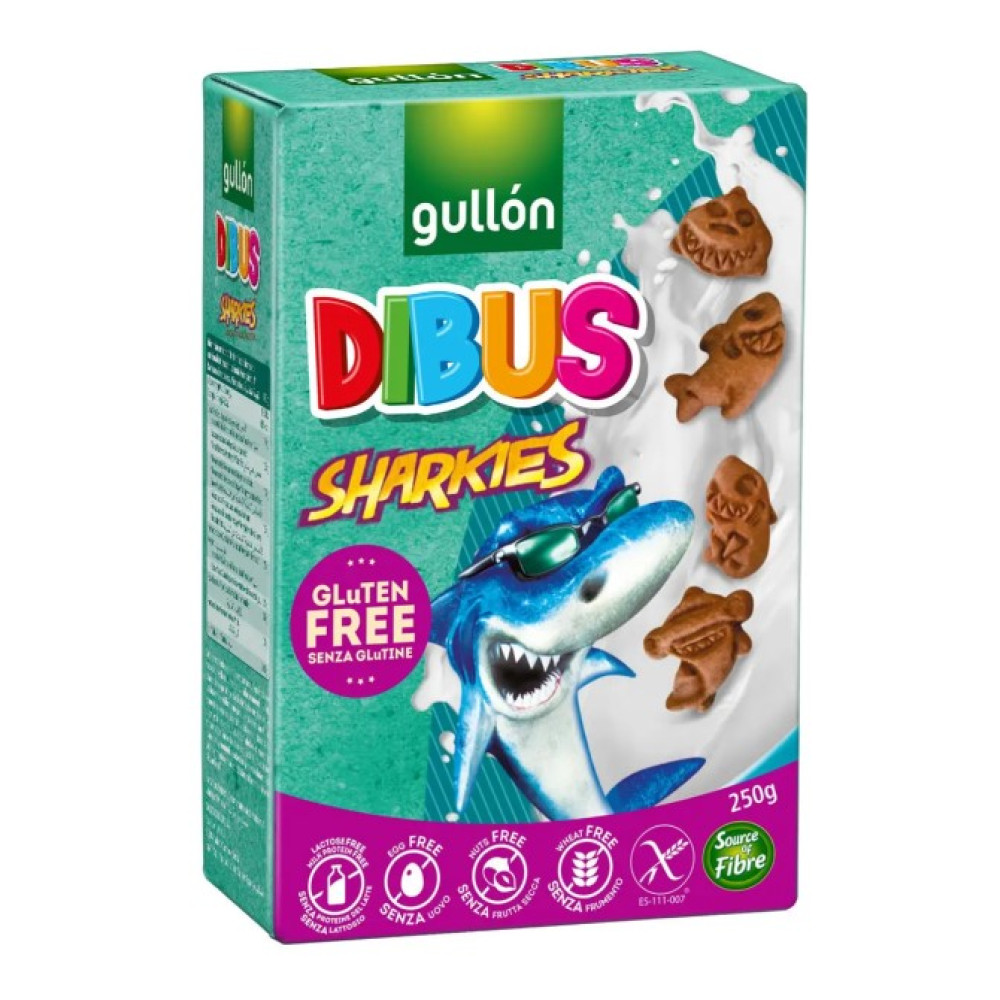 Печиво акула Гуллон Gullon dibus sharkes 250g