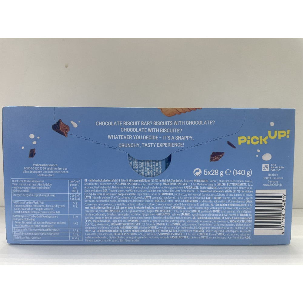 Печиво з шоколадом Pick Up 5 шт 