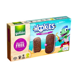 Печенье сэндвич без глютена шоколадное со сливочной прослойкой GULLON Hookies Sin Gluten, 230 г 