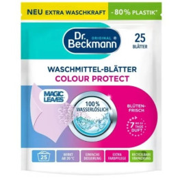 Салфетки для стирки Dr. Beckmann Magic Leaves для цветных тканей, 25 шт