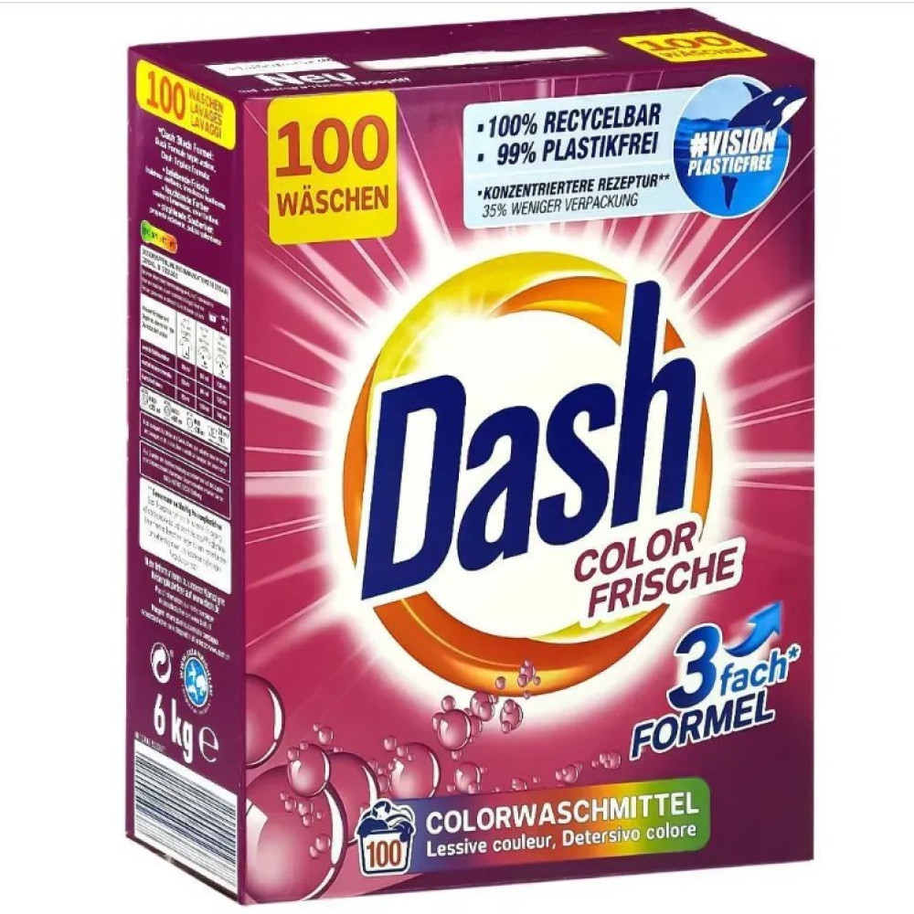 Dash 3w1 100p/ 6kg порошок Color
