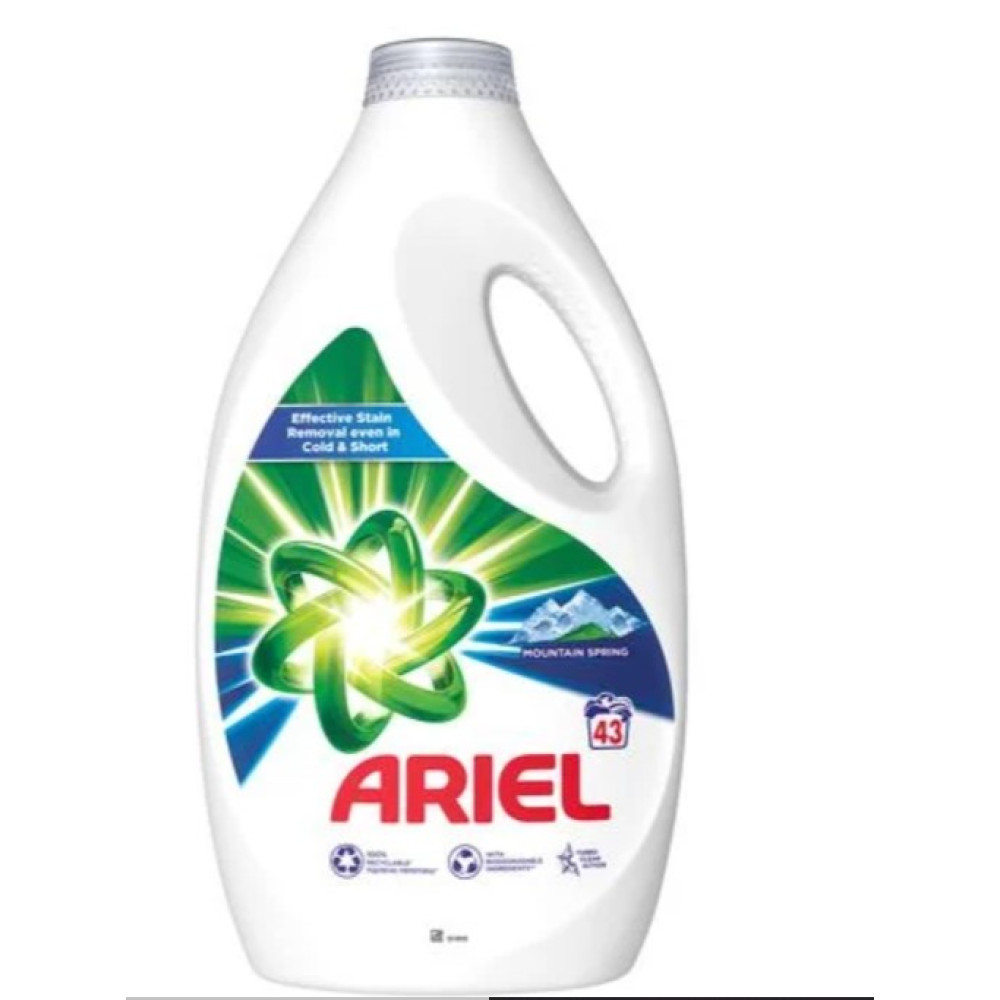 Гель для стирки Ariel 43p/2,15l гель Mountain Spring