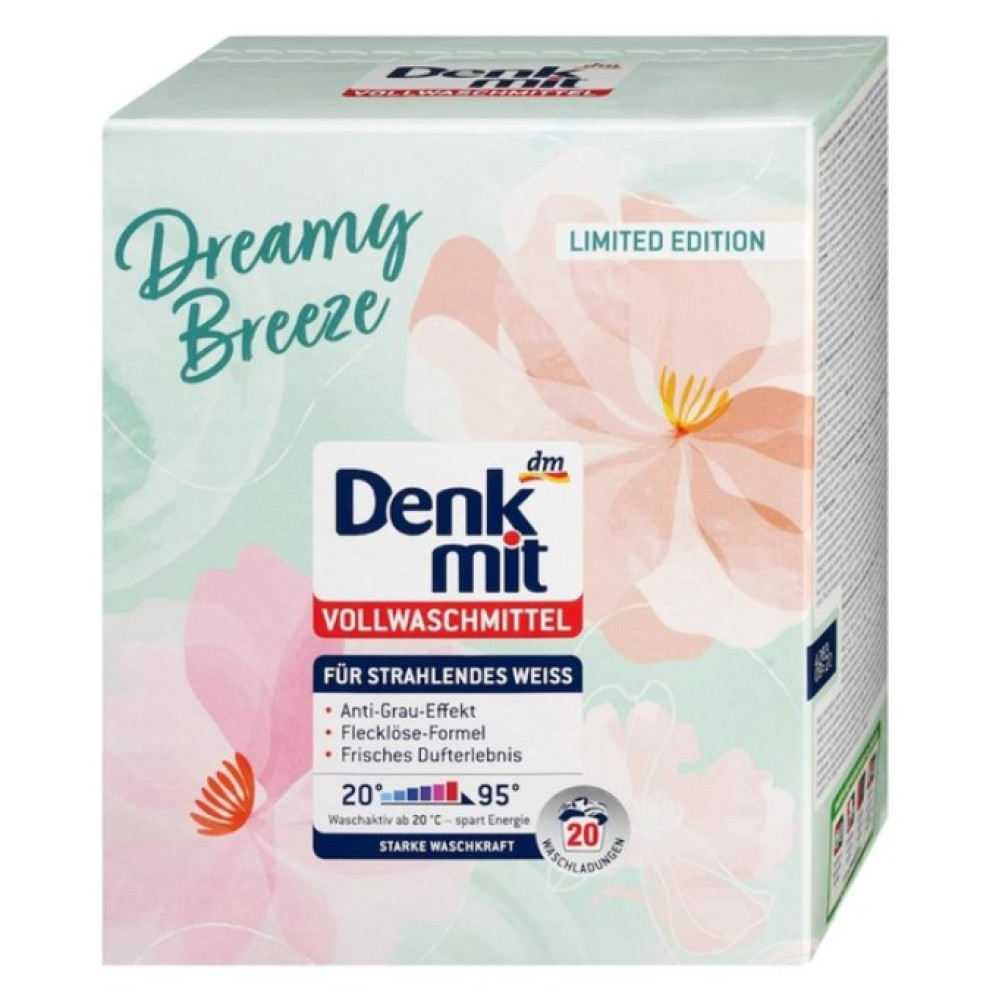 Порошок для стирки DenkMit Dreamy Breeze универсальный 1350 г 20 стирок