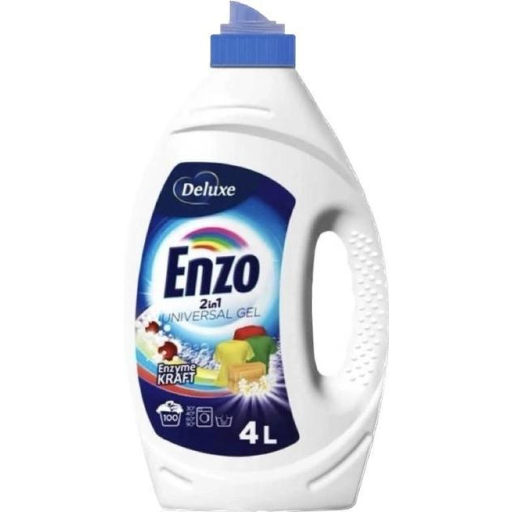 Гель для стирки Deluxe Enzo универсальный 4 л