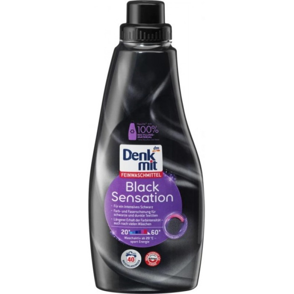 Гель для стирки Denkmit Black Sensation 1 л 40 циклов стирки