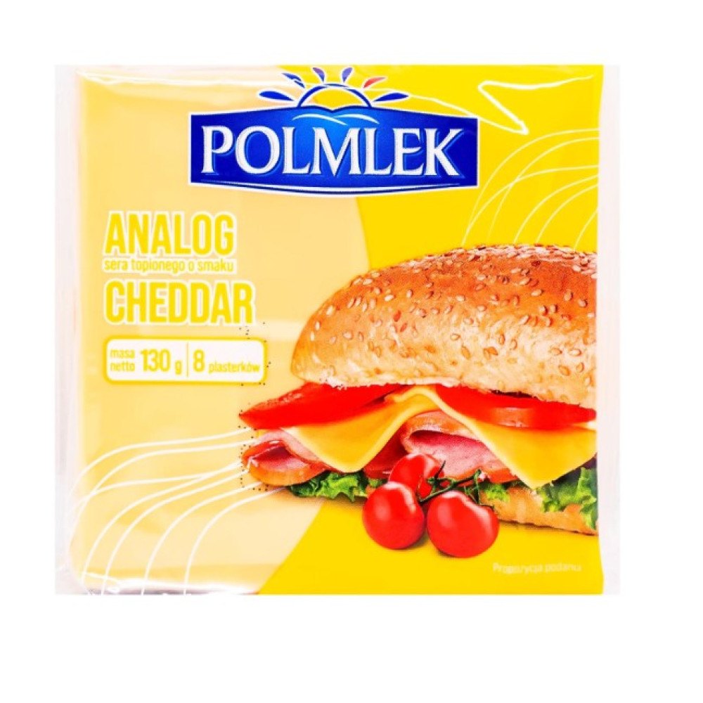 Сыр тостовый Cheddar Polmlek 130г