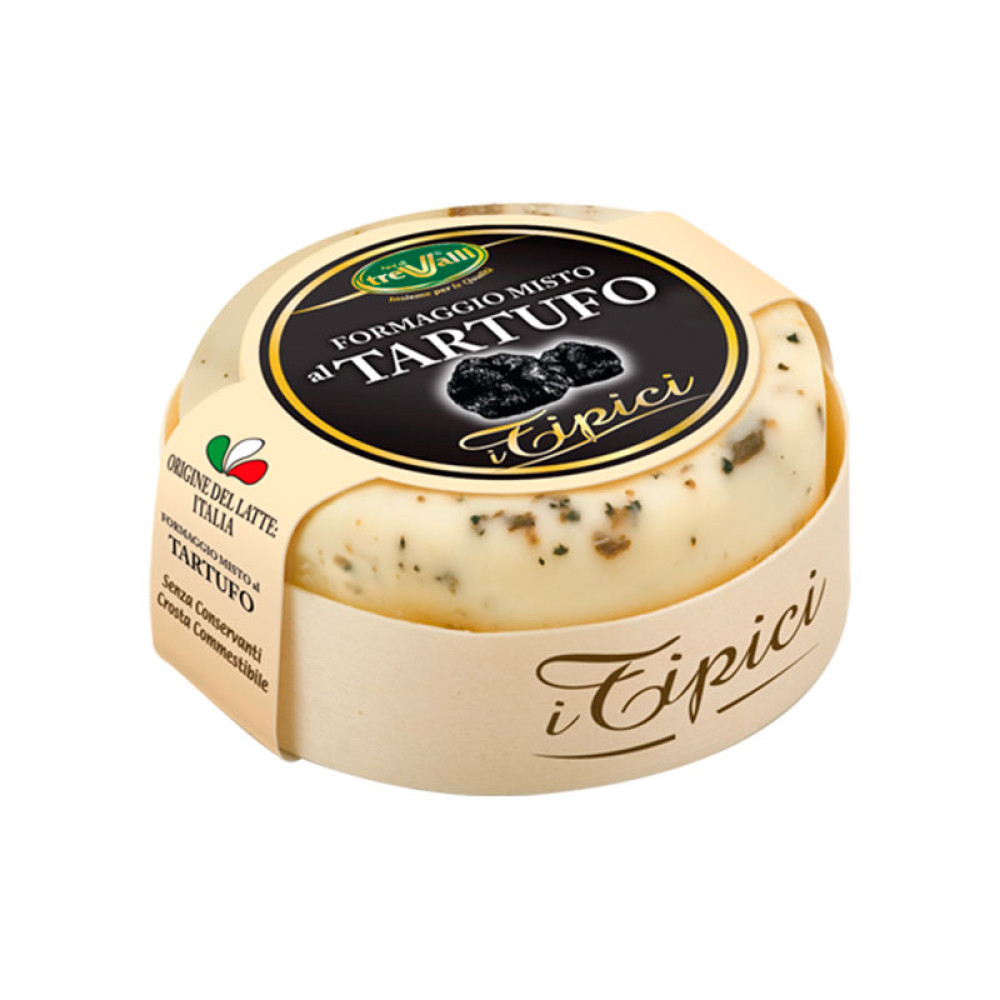 Сыр с черным трюфелем Trevalli Formaggio Misto al Tartufo 180 г