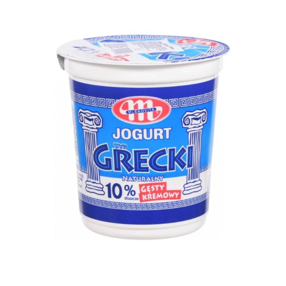 Йогурт греческий 10% Mlekovita 400г