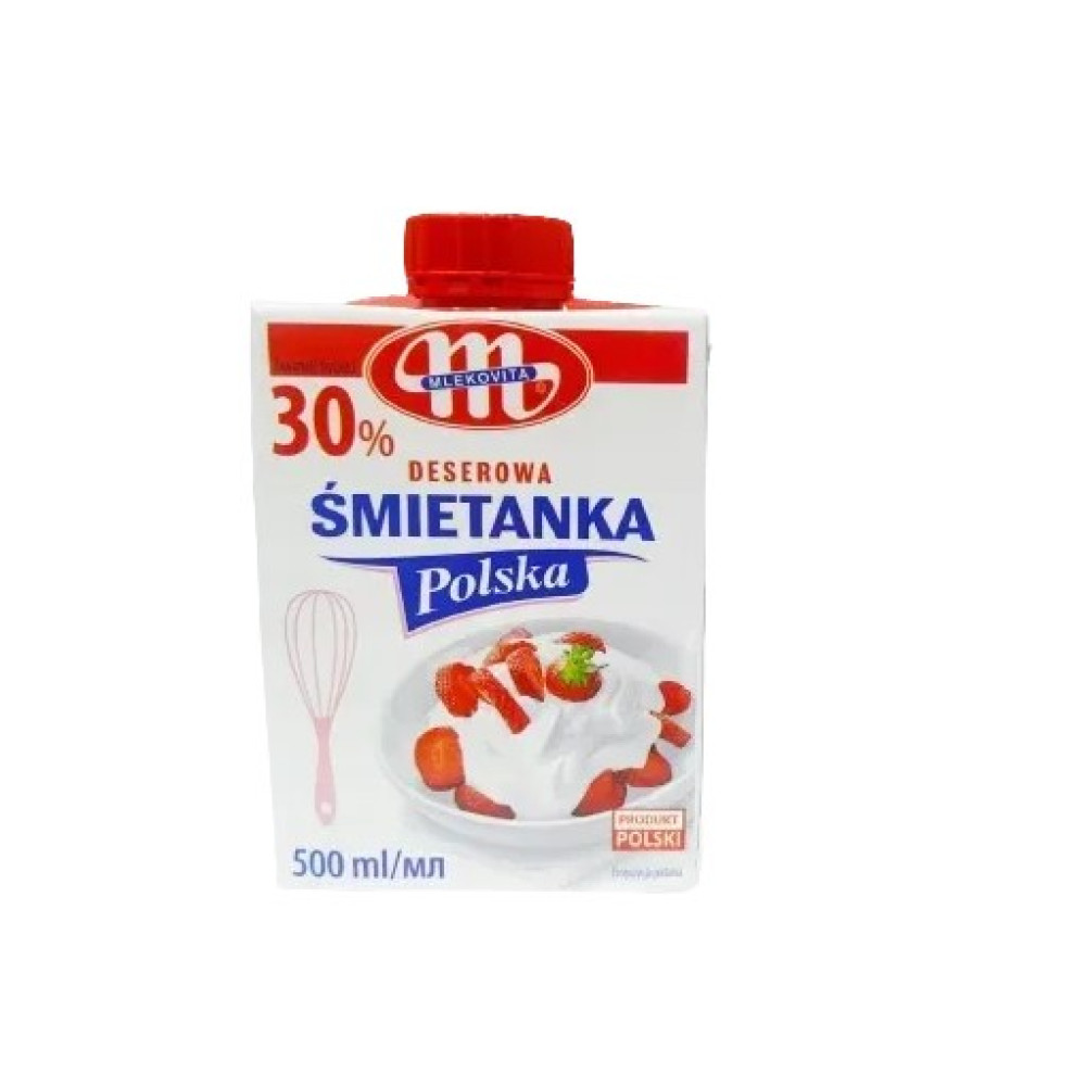 Вершки Mlekovita 30%, 500 мл