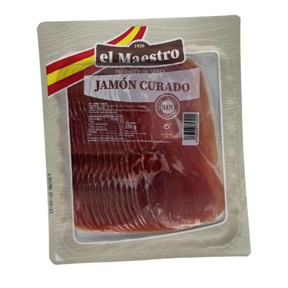 Хамон Maestro Jamon Curado Locheando нарезка 500г