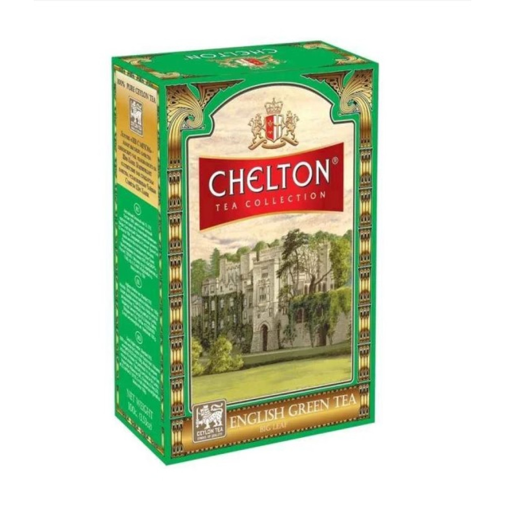 Чай Chelton Big Lea зеленый цейлонский, крупный лист.100г