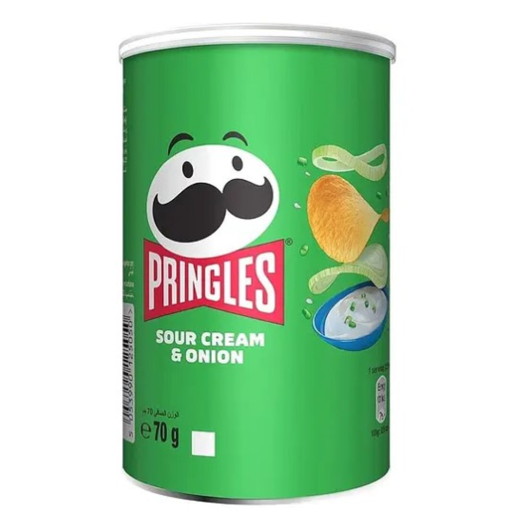 Чіпси Pringles Sour Cream & Onion 70г