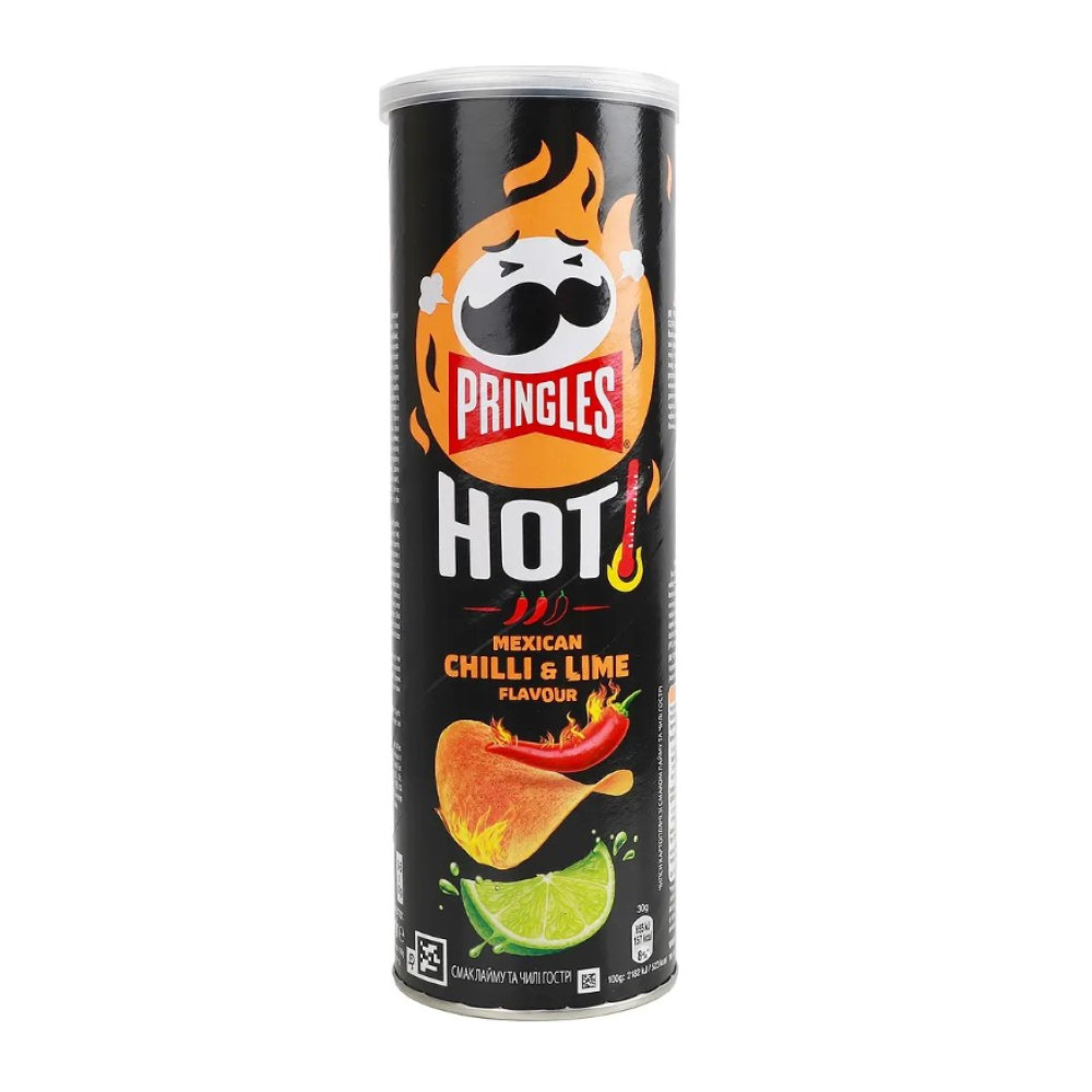 Чіпси Pringles Hot Chilli & Lime 160г