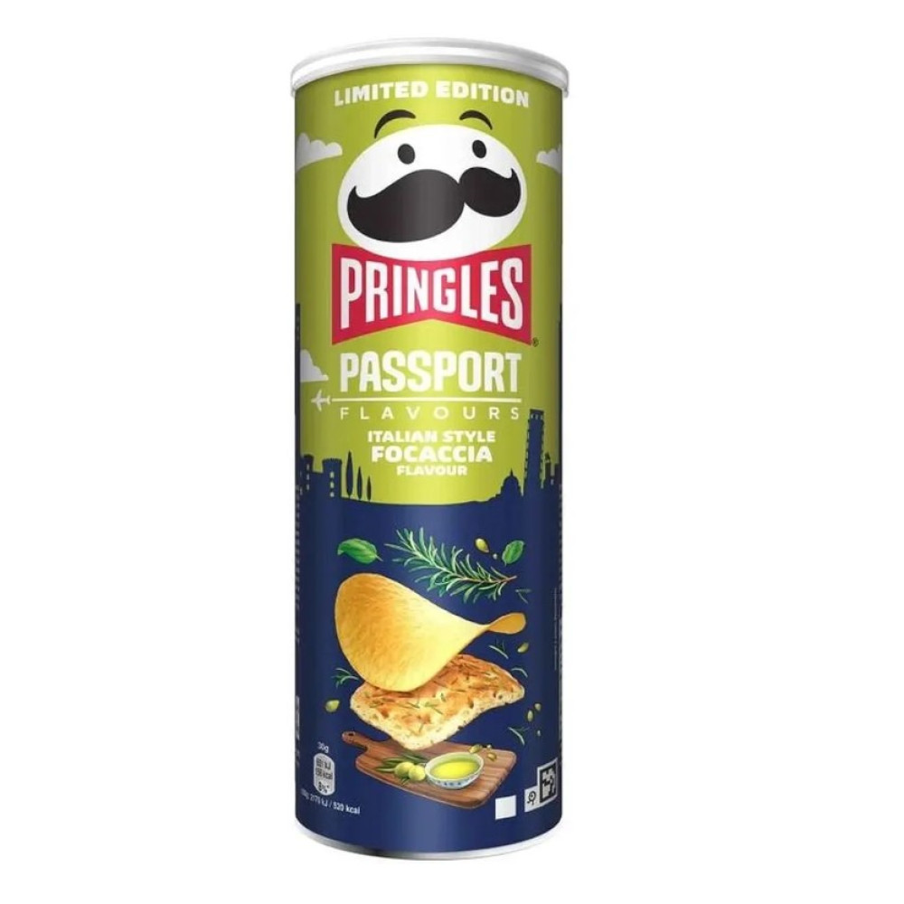 Чіпси Pringles Italian Style Focaccia 165г