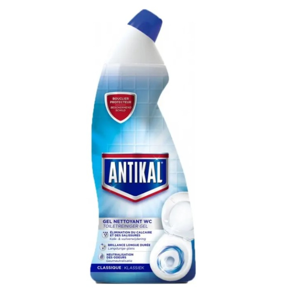 Засіб для догляду за унітазом Antikal Gel Nettoyant WC Classique, 750 мл